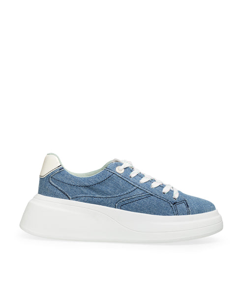 Tenis Mezclilla Suela Chunky 8000JC